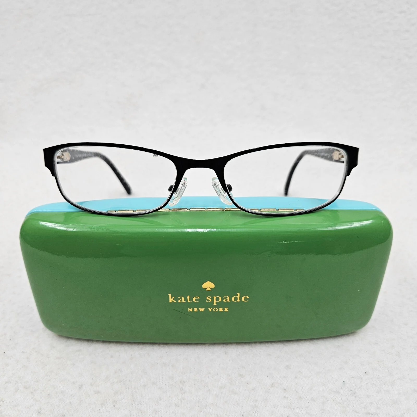 KATE SPADE New York Ambrosette Eyeglass Frames 006 135 Black Full Rim Metal 3
