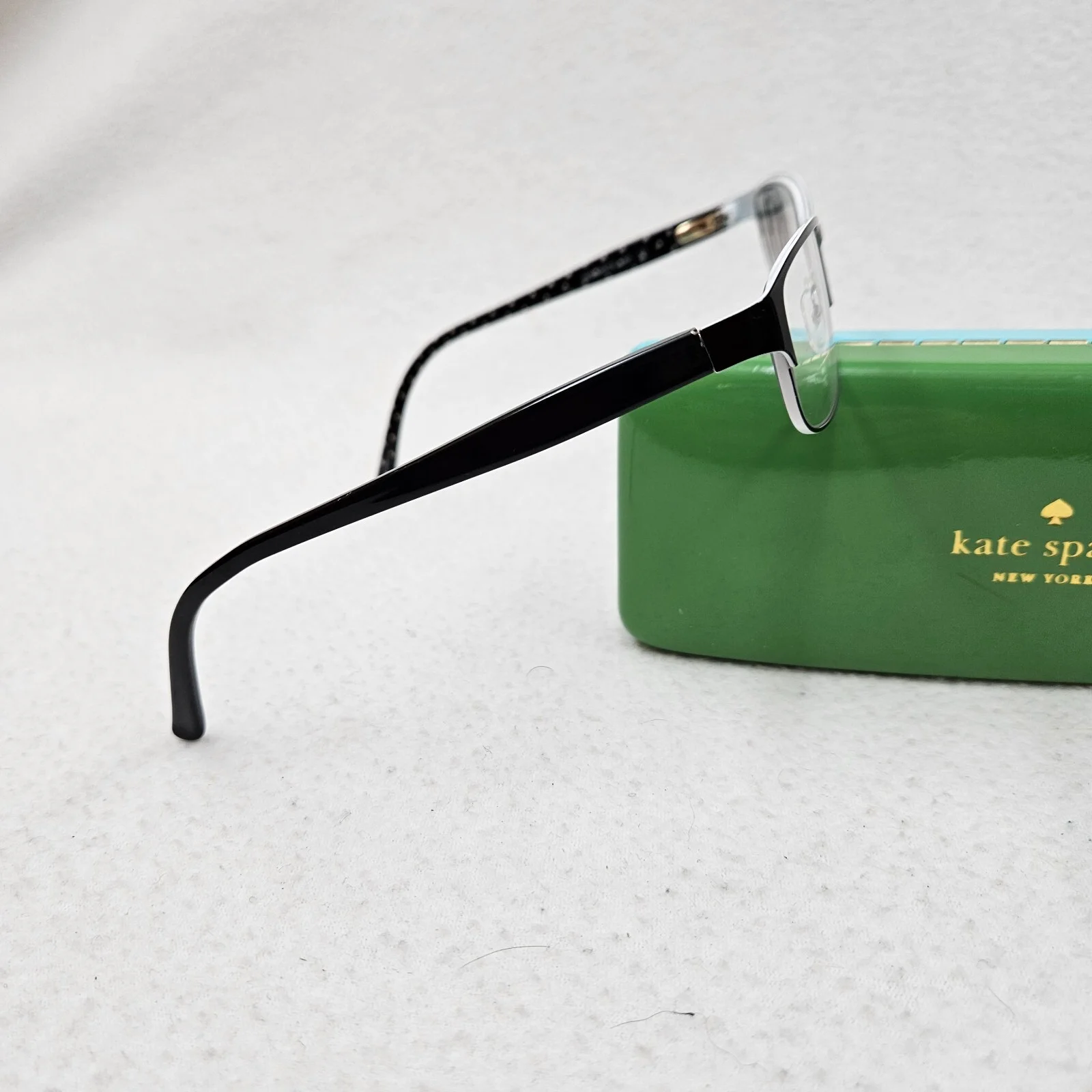 KATE SPADE New York Ambrosette Eyeglass Frames 006 135 Black Full Rim Metal 4