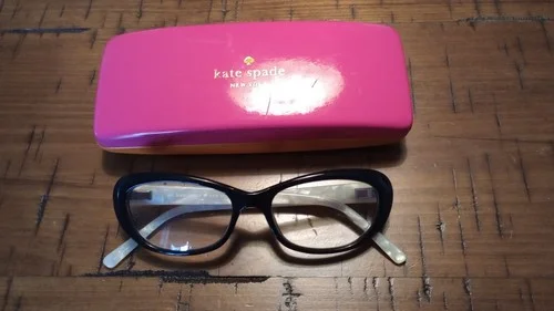 Kate Spade New York Black & White Eyeglass Frames