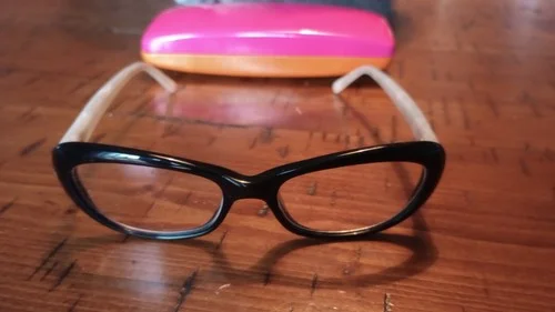 Kate Spade New York Black & White Eyeglass Frames 2
