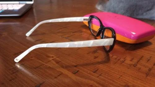 Kate Spade New York Black & White Eyeglass Frames 3