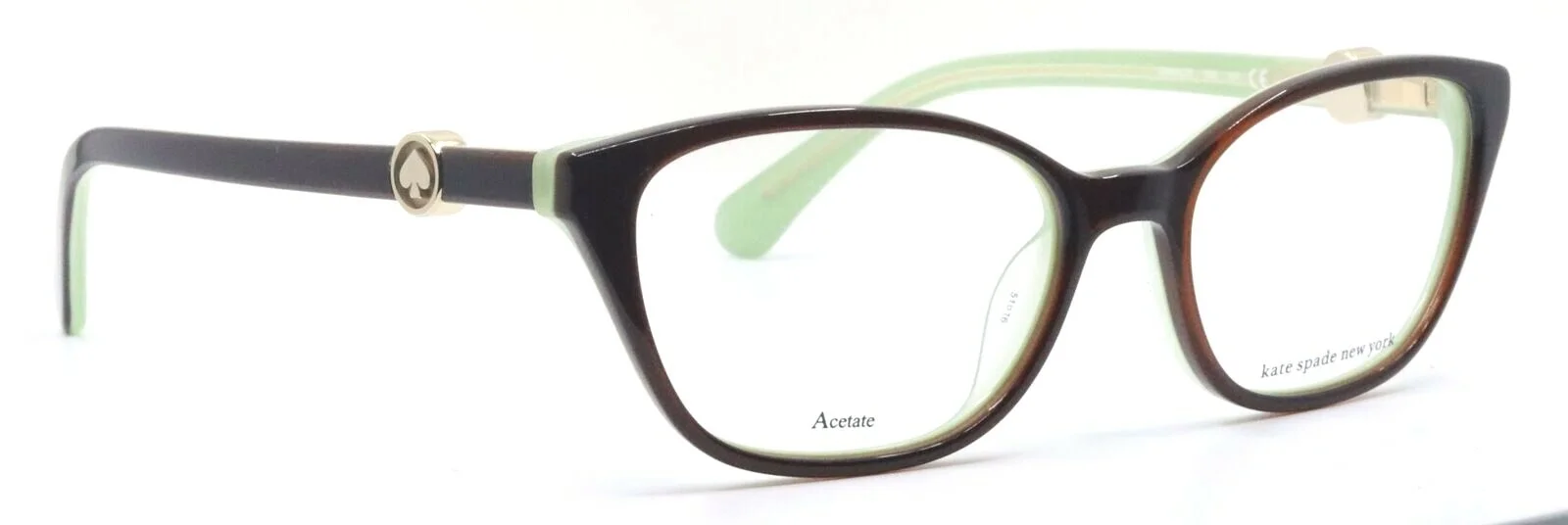 KATE SPADE NEW YORK EMMALEE 09Q Brown Mint Cat Eye Eyeglasses Frames 51-16-140 4