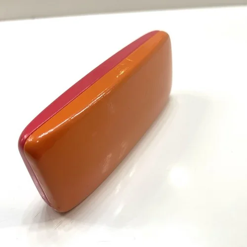 Kate Spade New York Eyeglass Case Glasses Holder Rectangle Box Pink Orange 3