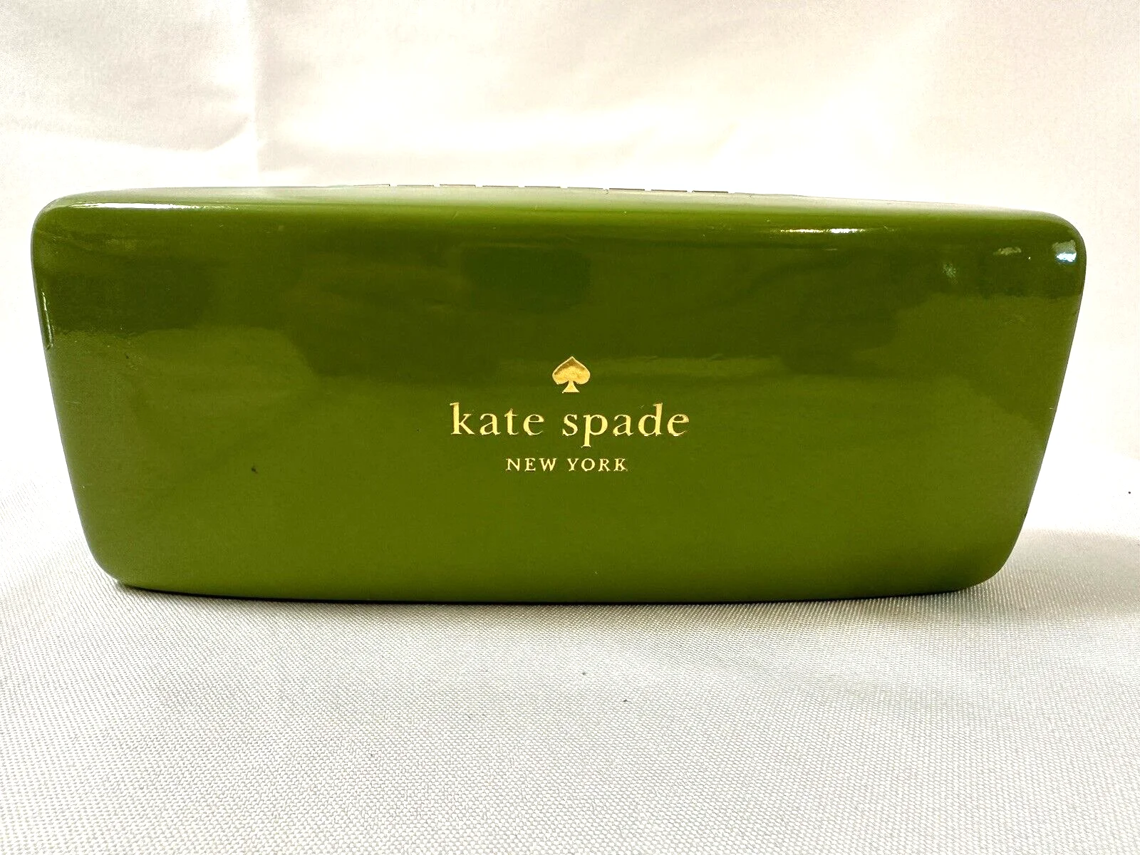 Kate Spade New York Eyeglass Case Green/Turquoise EYES Good Pre-Owned