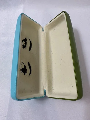 Kate Spade New York Eyeglass Case Green/Turquoise EYES Good Pre-Owned 4