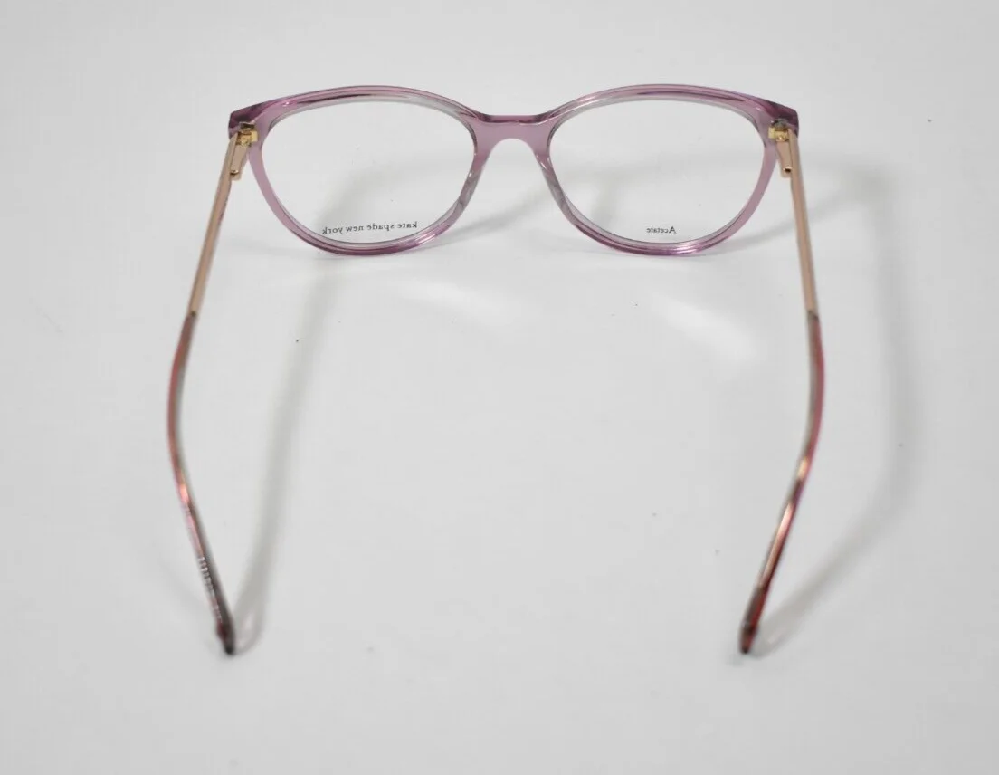 Kate Spade New York Kimberlee Acetate Glasses Crystal Pink 03DV 140 Blank Lens 3
