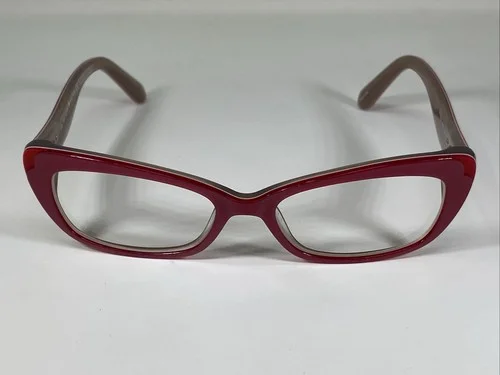 KATE SPADE NEW YORK “LARIANNA” Red/Pink Designer Eyeglasses Frame 52–17-135 2
