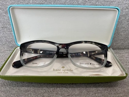 KATE SPADE NEW YORK MYRNA JBW HAVANA BLUE 53-15-140 EYEGLASSES