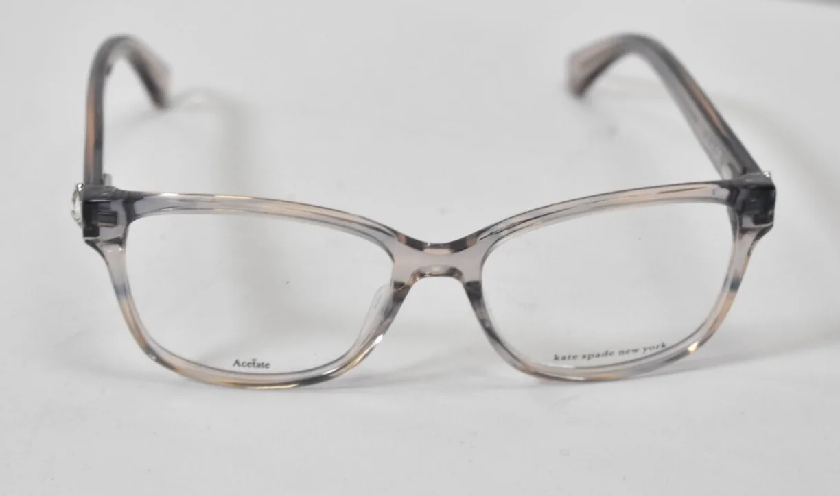 Kate Spade New York Reilly/G Acetate Glasses Blue Gray Horn 3XJ 140 Blank Lens