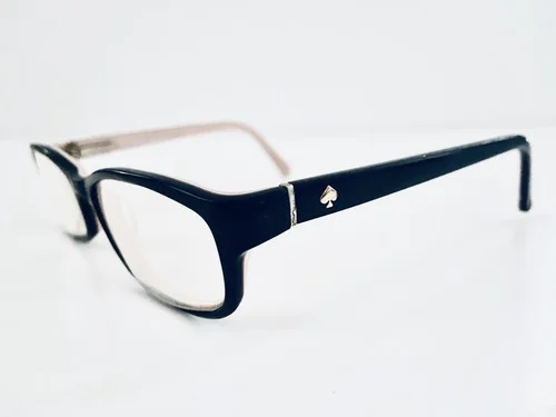 Kate Spade NY Black Frame Pink Inside Glasses W Flexible Temple Narcisa 0W70 130