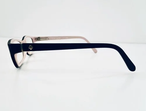 Kate Spade NY Black Frame Pink Inside Glasses W Flexible Temple Narcisa 0W70 130 2