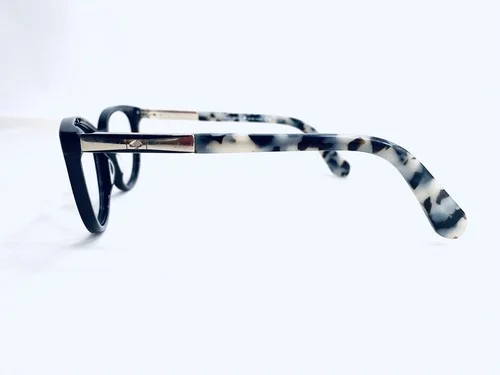 Kate Spade NY Cat Eye Black Eyeglasses W Marble Temples Kassia 0ANW 53 16 135 3