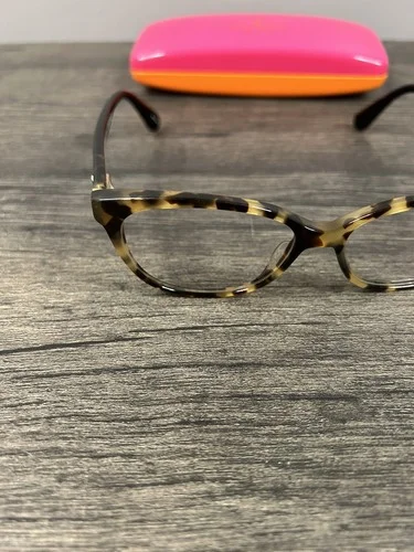 Kate Spade NY Eyeglasses Frames Karlee 581 Tortoise w/ Pink Orange Carrying Case 4