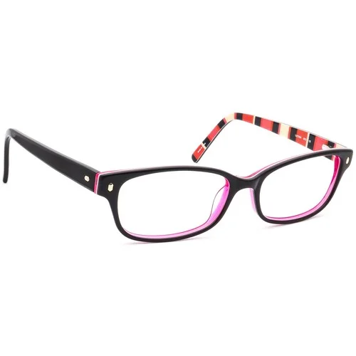 Kate Spade NY Lucyann X78 53mm Women Black Pink Eyeglasses Ophthalmic Frame NWT