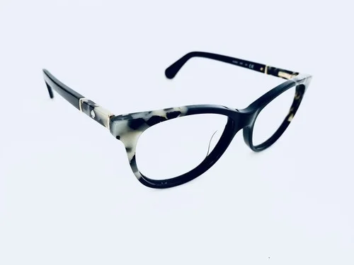 Kate Spade NY Tortoise Black Gold Oval Wayfarer Glasses Johnna WR7 50 15 140 4
