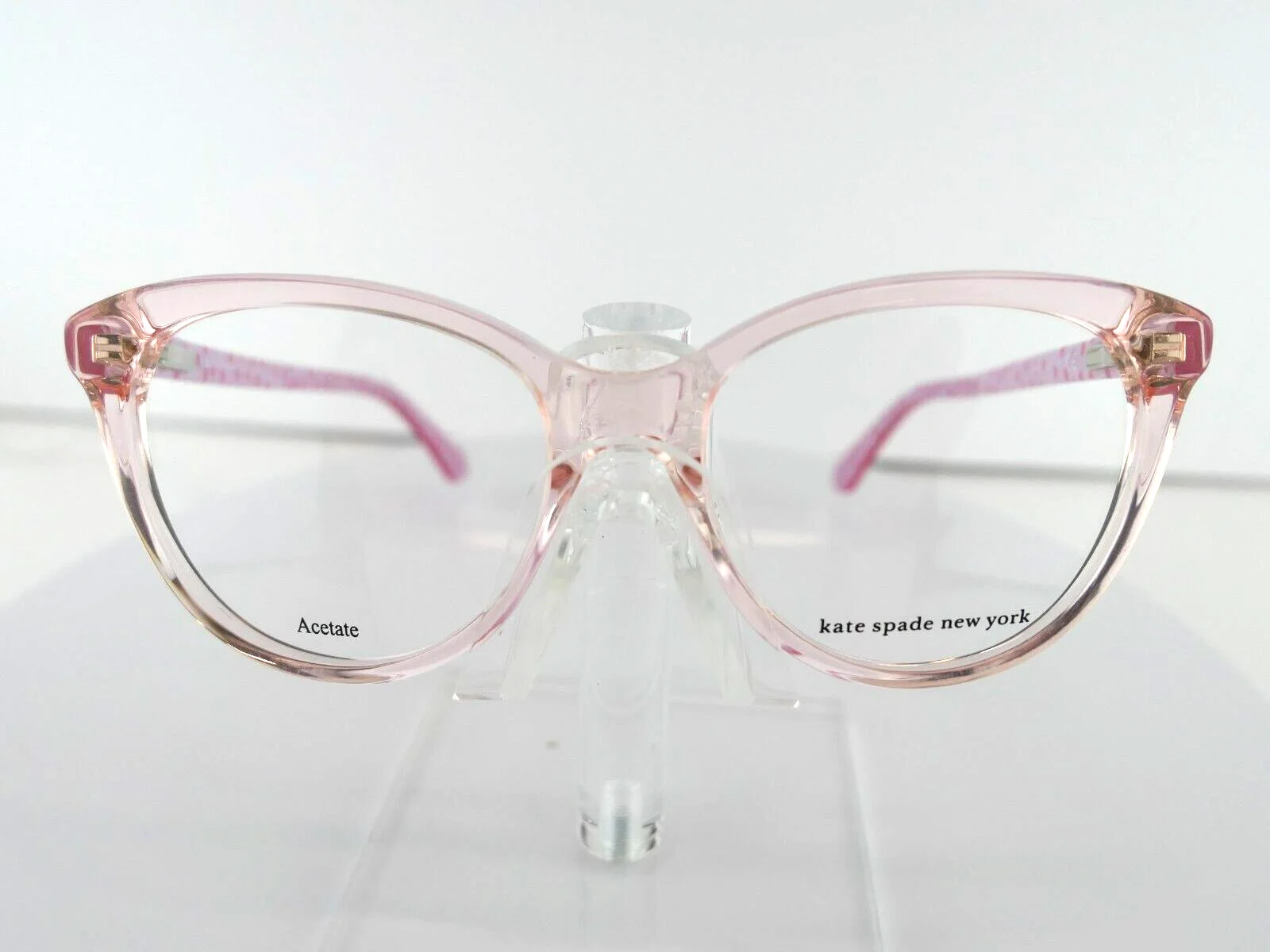 Kate Spade PARIS (35J) PINK CRYSTAL 48-15-135 PETITE Eyeglass Frames 2