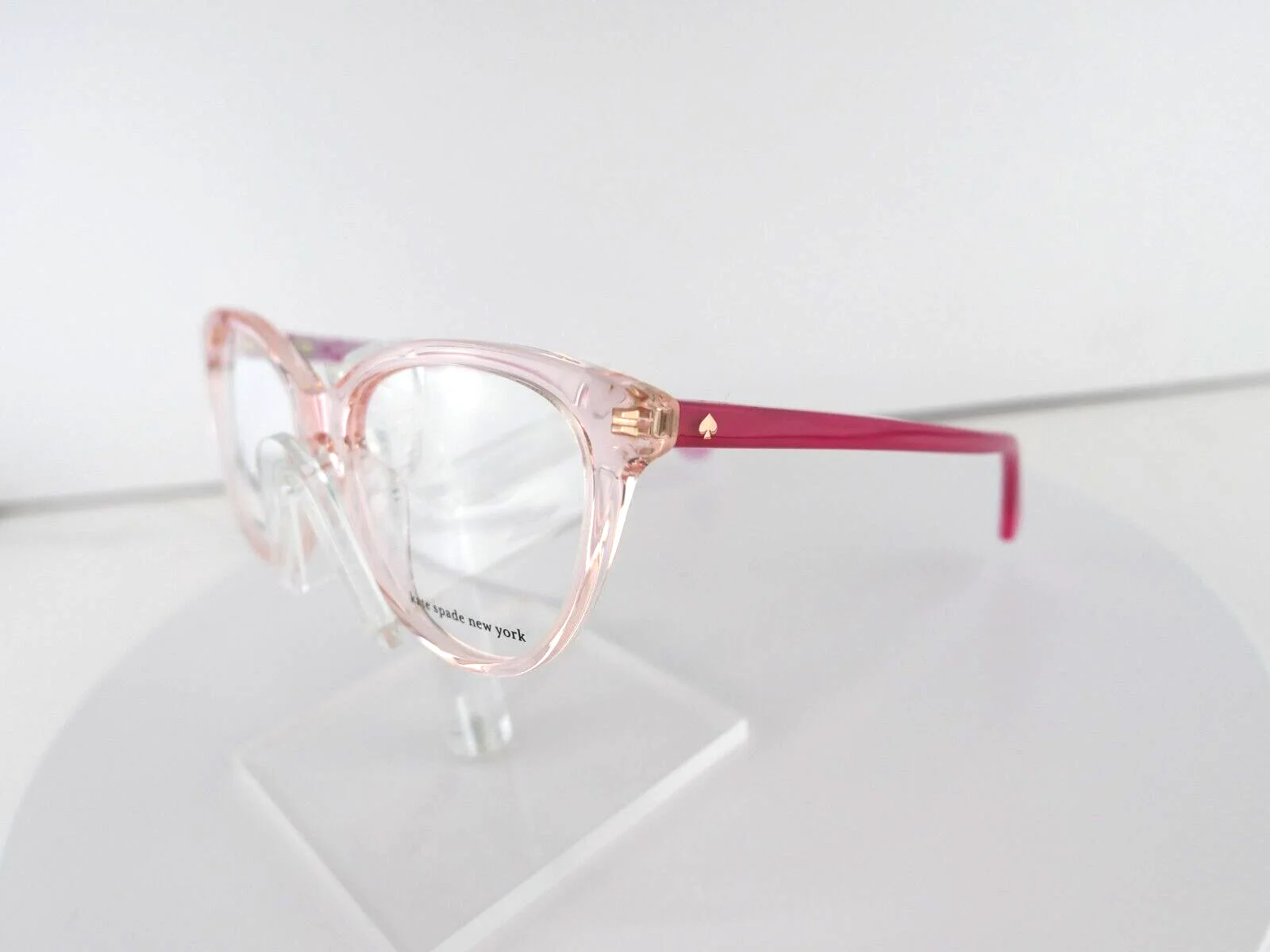 Kate Spade PARIS (35J) PINK CRYSTAL 48-15-135 PETITE Eyeglass Frames 3