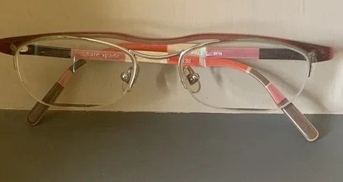 Kate Spade prescription glasses Plastic Multi Color Inside & Outside Mauve