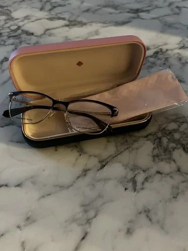 Kate Spade Valary Stainless Steel Semi-Rimless Brow-Line Eyeglass Frames - W94 3