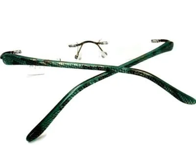 Kay Unger K 166 Brown Women Drill Mount Eyeglass Frame 52-17-135 3