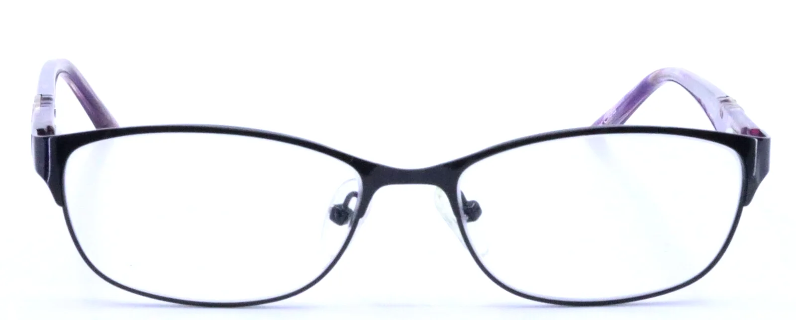 KAY UNGER K181 Black Jeweled Cat Eye Womens Eyeglasses Frames 52-15-135 2