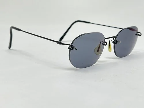 KAZUO KAWASAKI Eyeglasses MP 631 19 C012/54 Rimless Titanium Black Frames 2