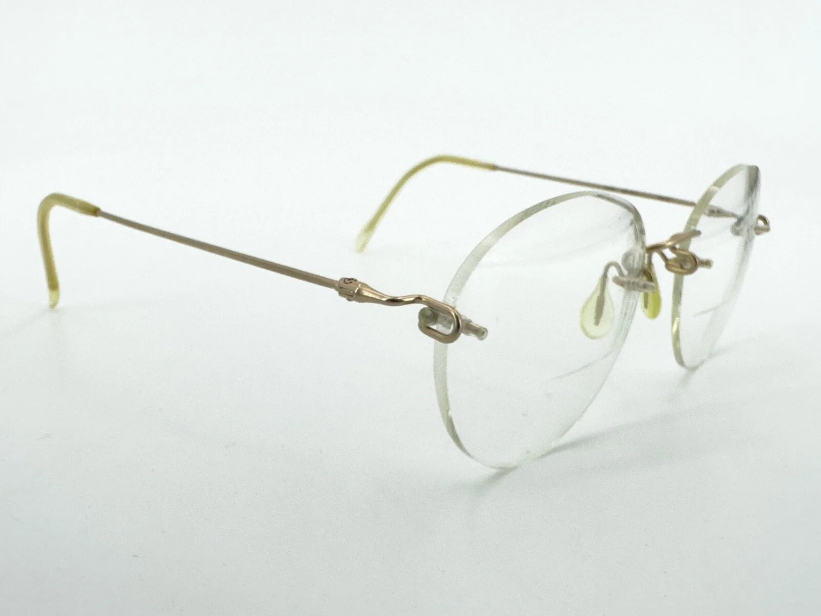 Kazuo Kawasaki Kooki MP-631 B-Titan Eyeglasses FRAMES ..[]19-140 Matte Gold I184