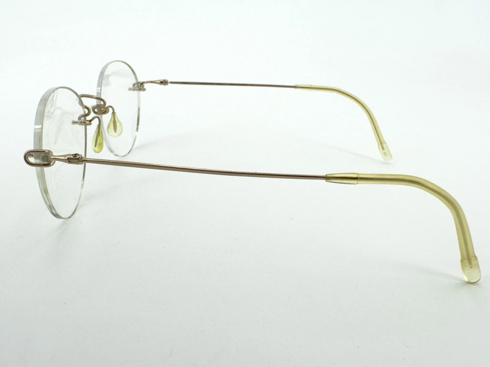 Kazuo Kawasaki Kooki MP-631 B-Titan Eyeglasses FRAMES ..[]19-140 Matte Gold I184 3