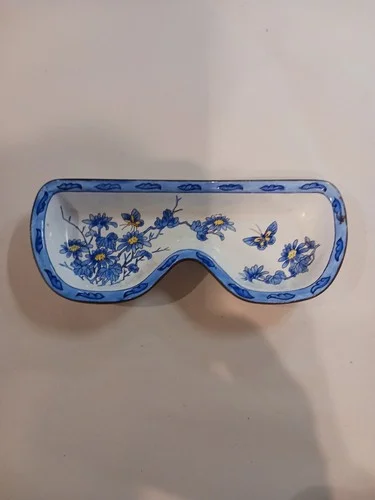 Kelvin Chen Enamel Hand Painted Eyeglass Dish Tray Holder Van Gogh 2001 Numbered