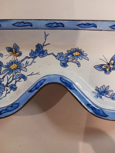 Kelvin Chen Enamel Hand Painted Eyeglass Dish Tray Holder Van Gogh 2001 Numbered 3