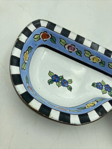 Kelvin Chen Enameled Eyeglass Holder Floral No 6480 2000 3