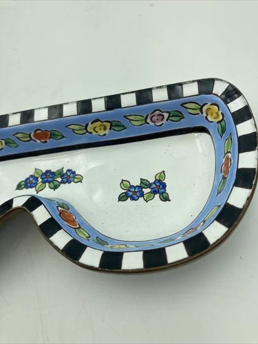 Kelvin Chen Enameled Eyeglass Holder Floral No 6480 2000 4