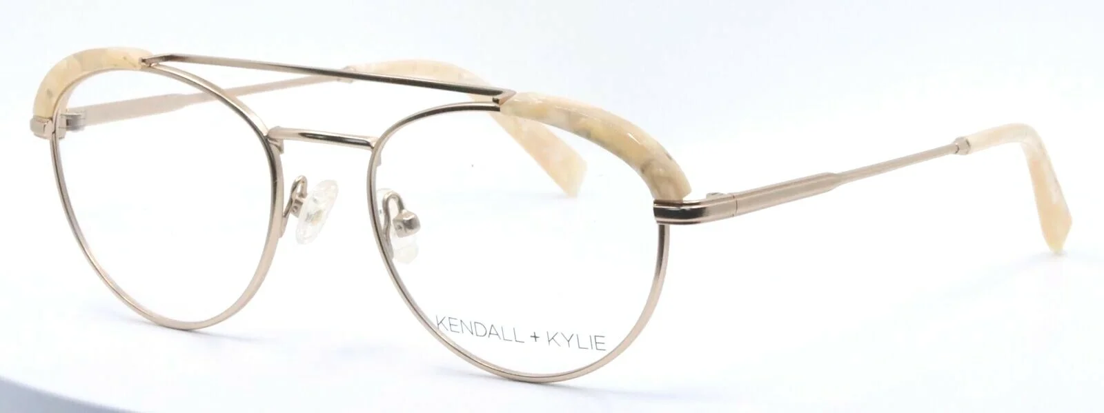 KENDALL + KYLIE KKO132 Shayne 780 Rose Gold Womens Round Eyeglasses 50-19-140