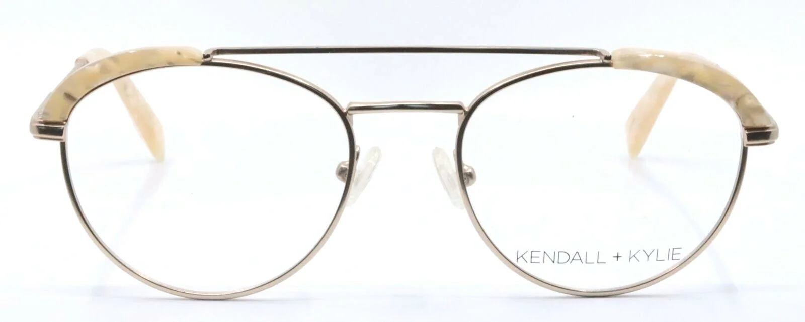 KENDALL + KYLIE KKO132 Shayne 780 Rose Gold Womens Round Eyeglasses 50-19-140 2