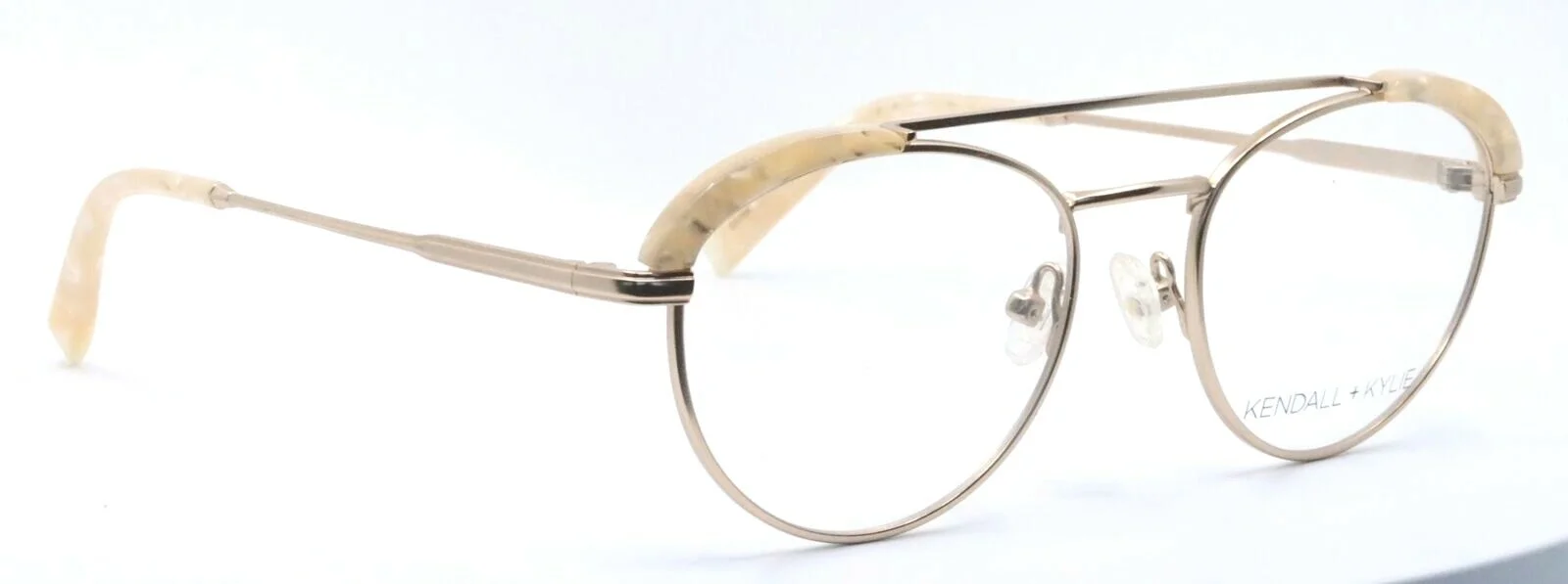 KENDALL + KYLIE KKO132 Shayne 780 Rose Gold Womens Round Eyeglasses 50-19-140 3