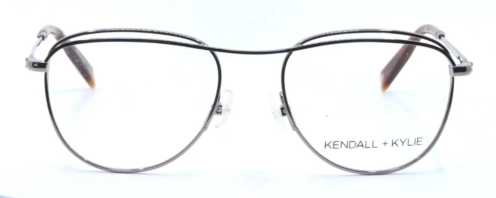 KENDALL + KYLIE Peyton KKO144 242 Brown Teardrop Eyeglasses Frames 51-18-140 2