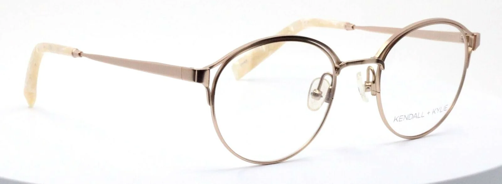 KENDALL + KYLIE SAMARA KKO139 780 Rose Gold Round Womens Eyeglasses 49-20-140 3