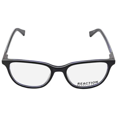 Kenneth Cole Reaction Demo Square Unisex Eyeglasses KC0876 005 53 KC0876 005 53