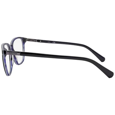 Kenneth Cole Reaction Demo Square Unisex Eyeglasses KC0876 005 53 KC0876 005 53 3