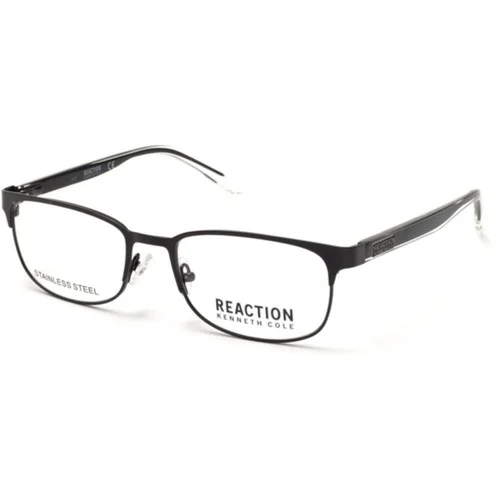 Kenneth Cole Reaction Unisex Eyeglasses Clear Lens Matte Black Frame KC0801 002