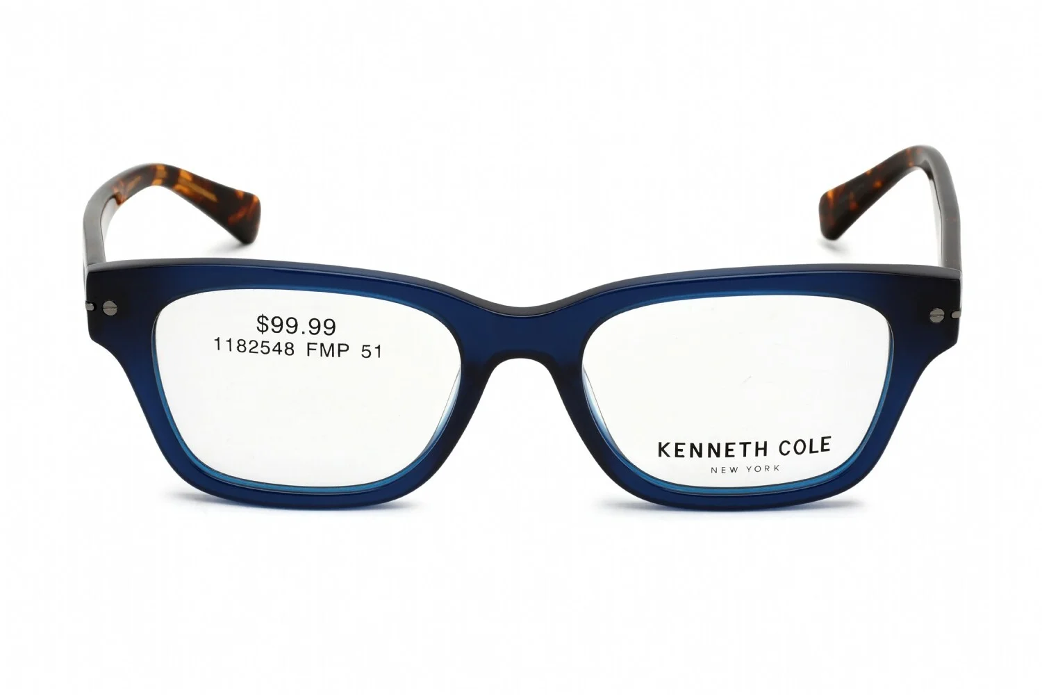 Kenneth Cole Unisex Eyeglasses KC0237-3-090-51 Blue Brown Size 51mm 140mm 18mm 2