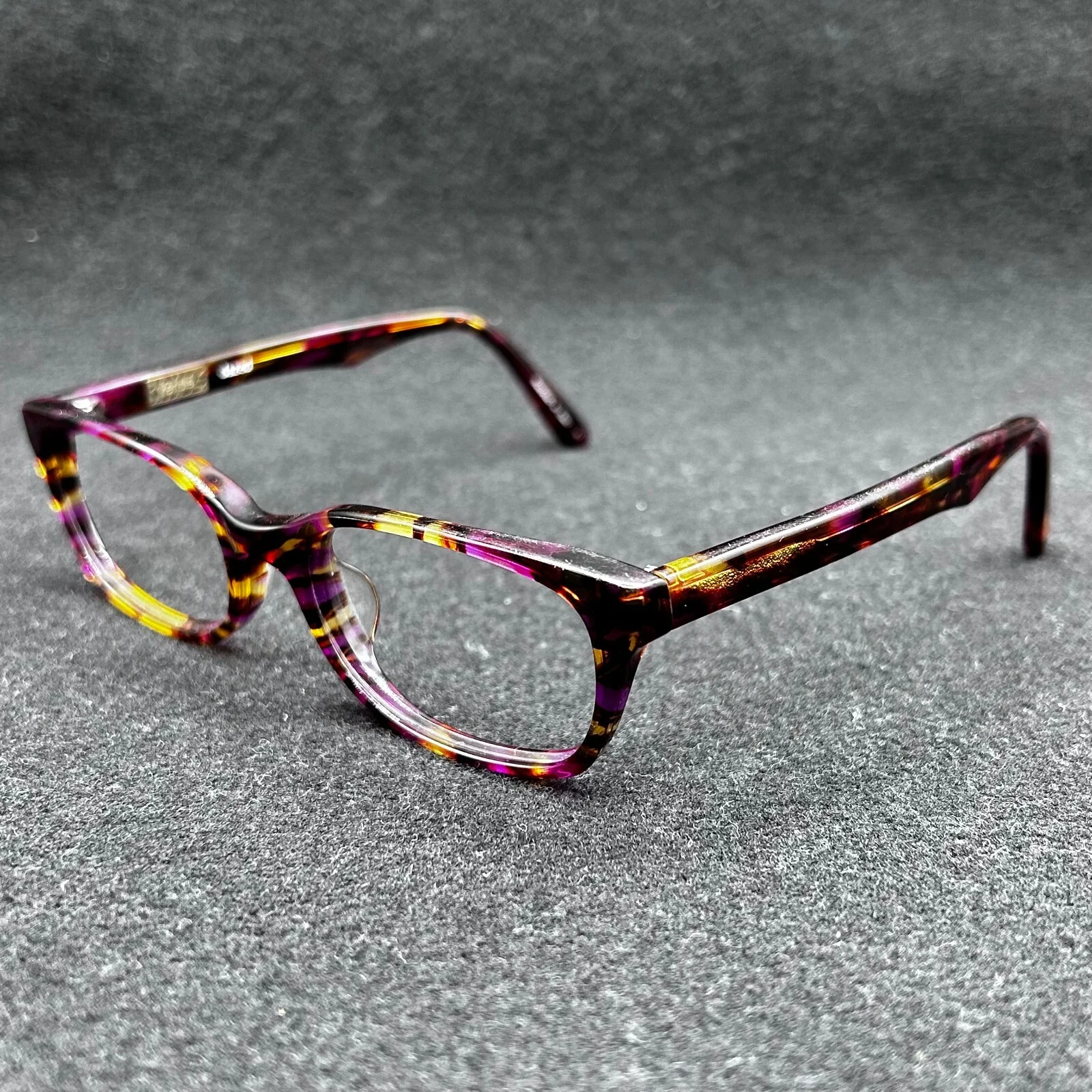 Kensie Dazed Eyeglasses **FRAME ONLY** Purple Tort 51-19-140 Used