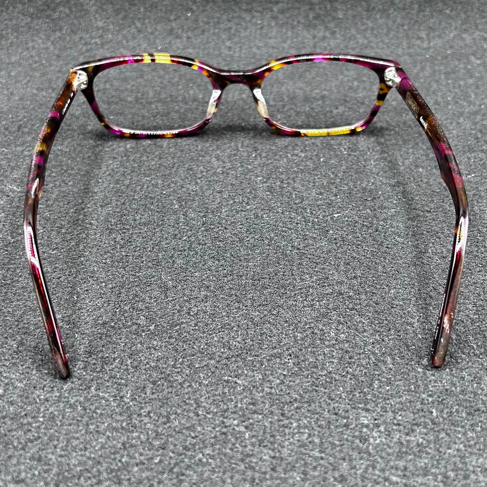 Kensie Dazed Eyeglasses **FRAME ONLY** Purple Tort 51-19-140 Used 4