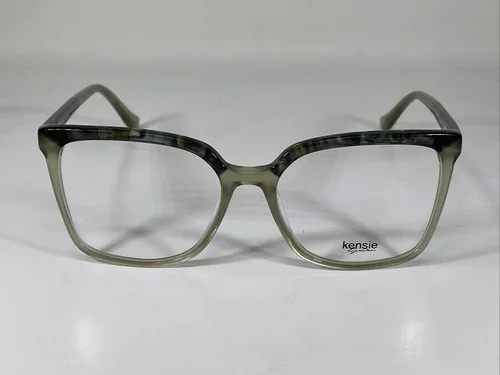 KENSIE “EXTRA” NOS Emerald/Seafoam Translucent Green Eyeglasses Frame 52-16-135 2