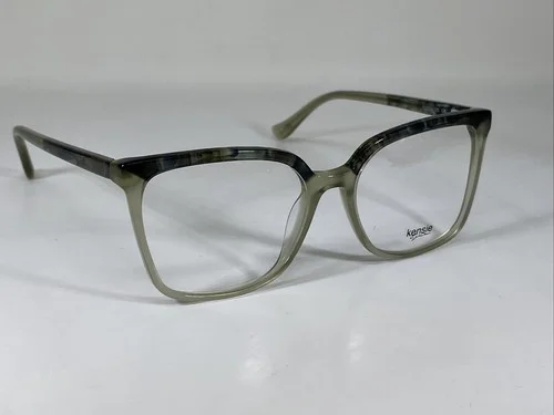 KENSIE “EXTRA” NOS Emerald/Seafoam Translucent Green Eyeglasses Frame 52-16-135 3