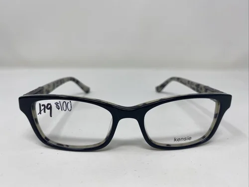 kensie Eyeglasses Frame timeless 37 BK 48-17-135 Black/Tortoise Full Rim EA93