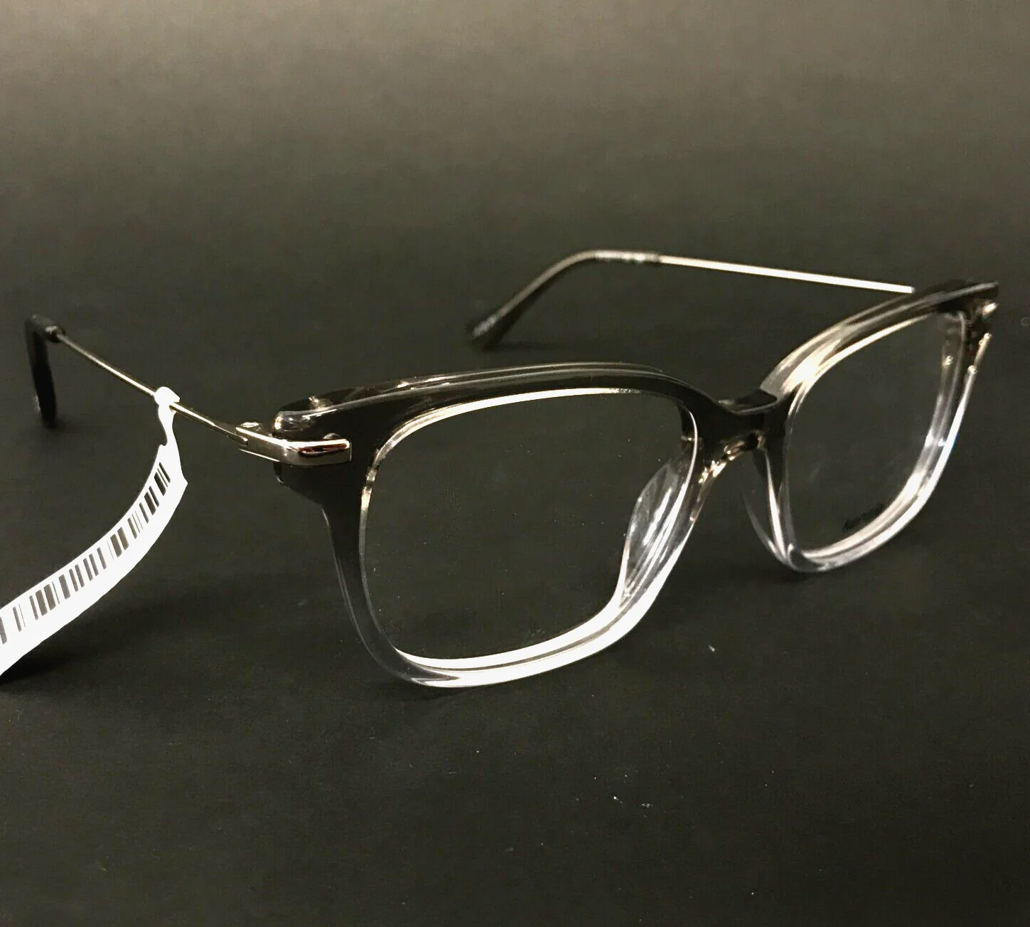 Kensie Eyeglasses Frames CHERISH GR Gray Clear Silver Square Full Rim 51-17-135 3