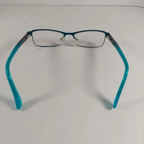 Kensie Girl Bright Eyeglass Frames PU 49-16-130 Blue Flower Pattern Full Rim 3