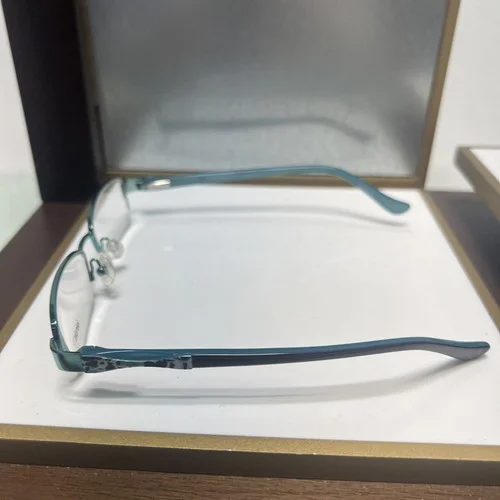 KENSIE GIRL EYEGLASSES FRAME CHARM PK 47-16-130. Turquoise HALF RIM 4