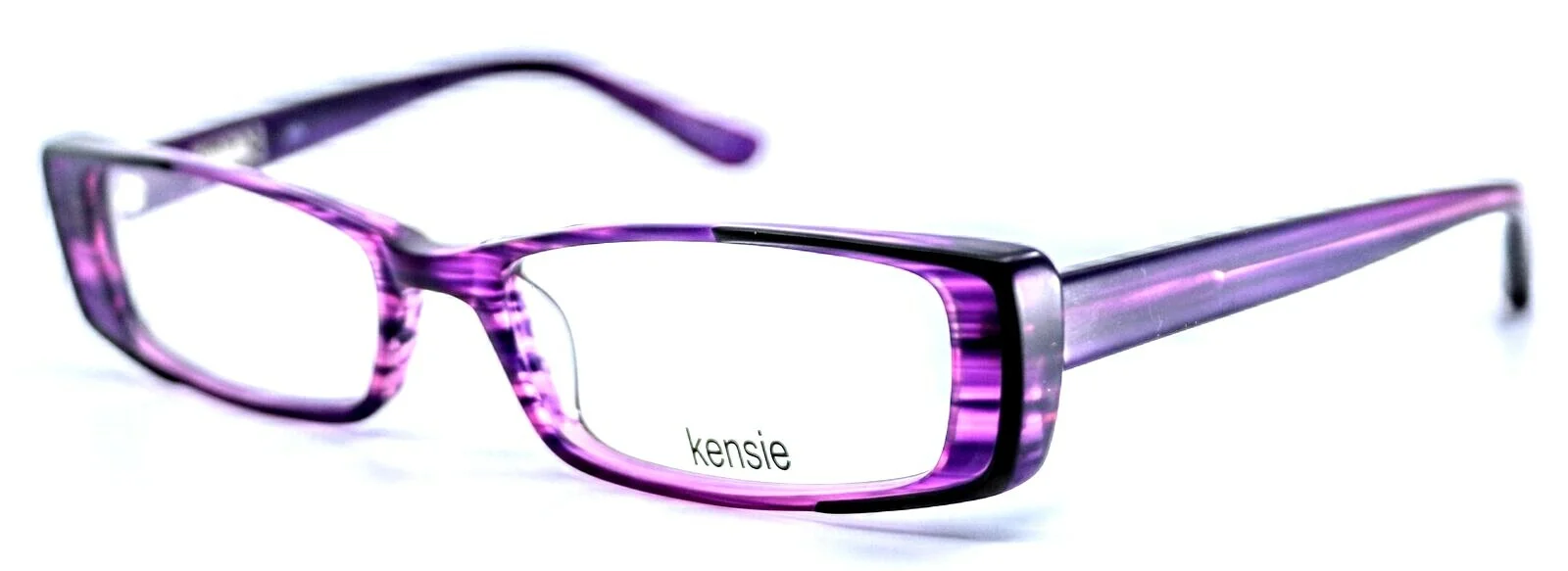 Kensie Lure VI Violet Rectangular Womens Eyewear Eyeglasses Frames 50-16-135
